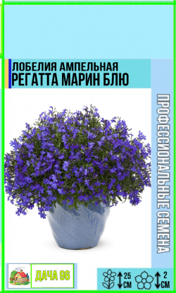 Лобелия Ампельная Регатта Марин Блю, 8 шт. 62₽ НОВИНКА!